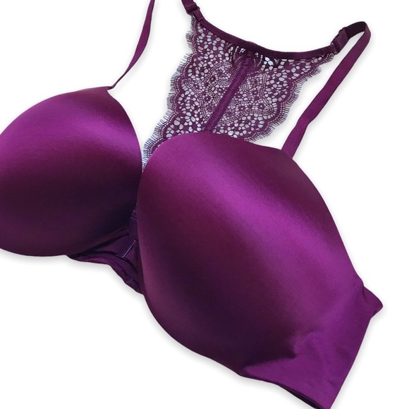 Victoria’s Secret push-up bra purple lace - Picture 2 of 9